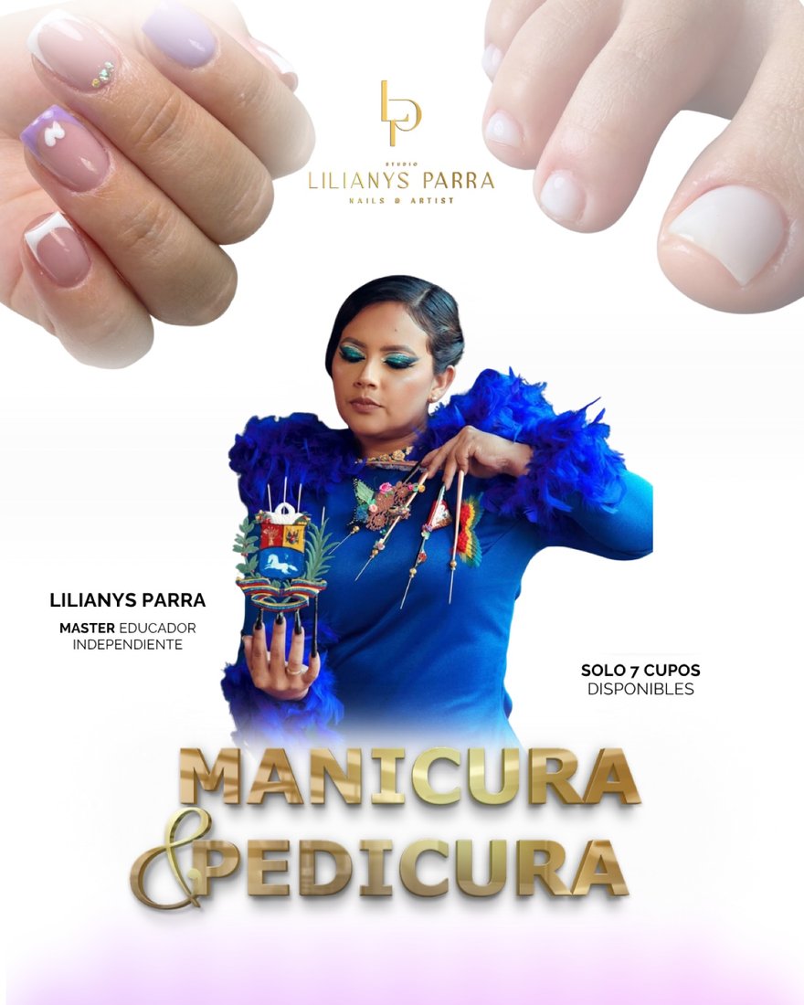 Flyer del curso Manicura y Pedicura